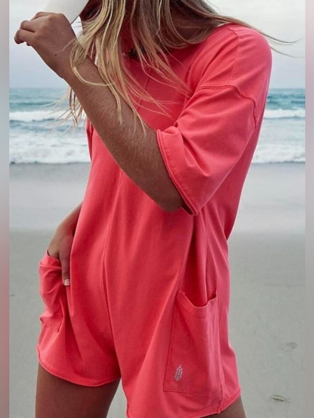 Free People FP Movement Hot Shot Tee Romper